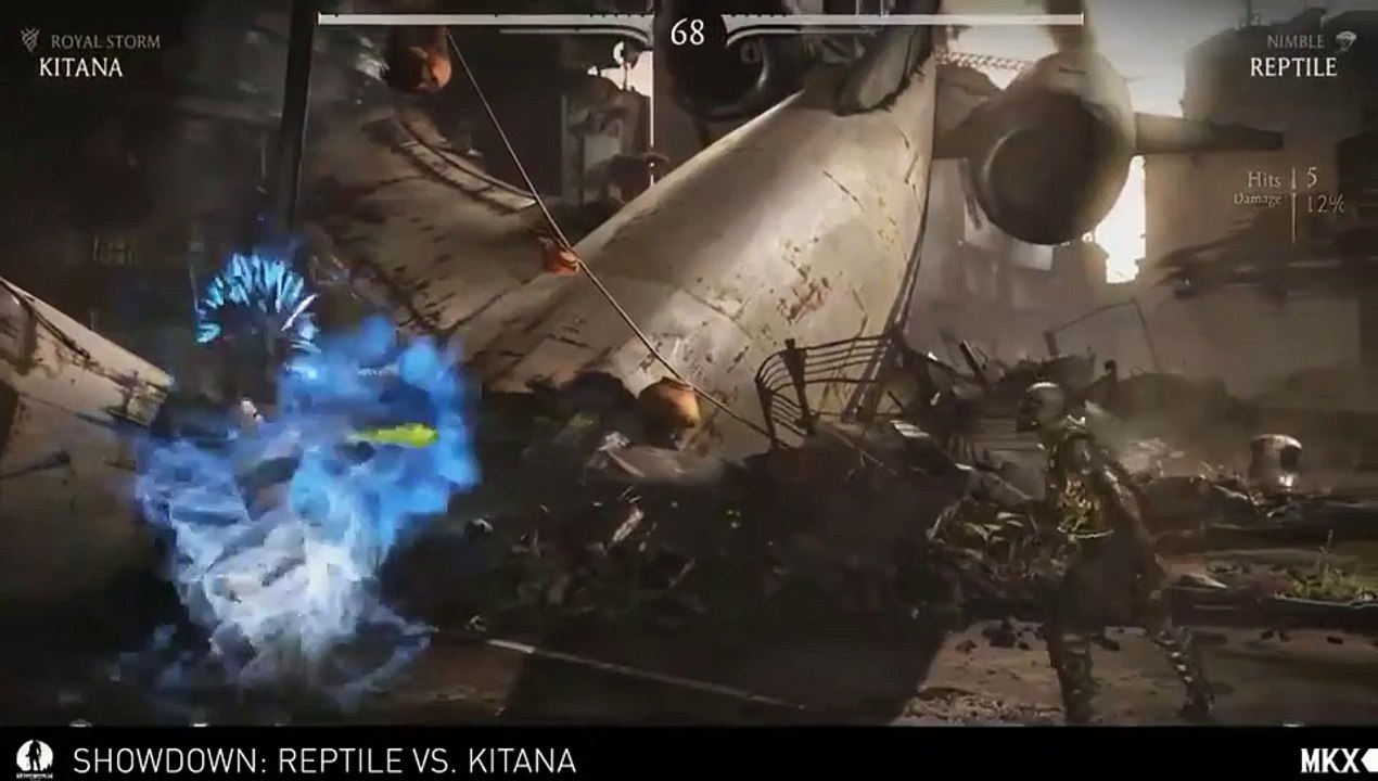Mortal Kombat X - Kitana vs Reptile
