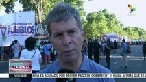 Marchan en Argentina contra injerencismo de EE.UU. en Venezuela