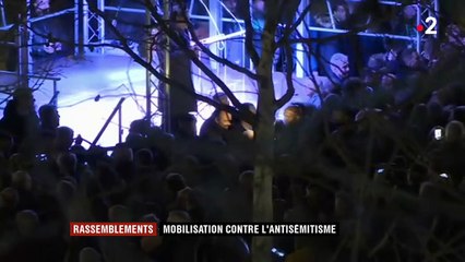 Rassemblements : mobilisation contre l'antisémitisme