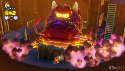 Captain Toad: Treasure Tracker -  El señor del Monte de Fuego