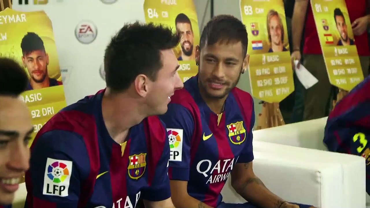 FIFA 15 - Partido jugadores F.C. Barcelona