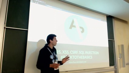 TNT19 - CORS, XSS, CSRF, SQL injection #BackToTheBasics par Adrien Pessu