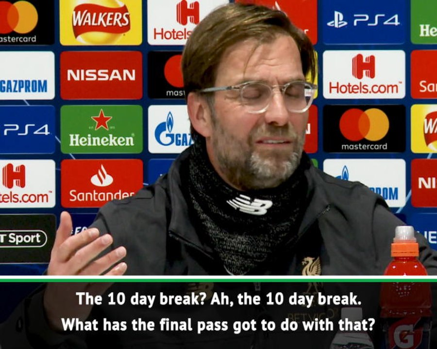 Ten day break has nothing to do with final pass...