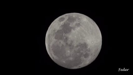 La super lune - The super snow moon 18/02/2019