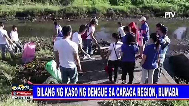 Bilang ng kaso ng dengue sa CARAGA region, bumaba