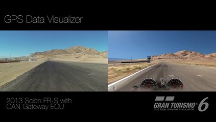 Gran Turismo 6 - GPS Visualiser