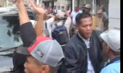 Kedatangan Prabowo Diwarnai Aksi Saling Adu Mulut Antar Pendukung 2 Kubu Capres