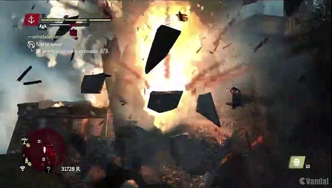 Assassin's Creed IV: Black Flag - Asalto a un fuerte naval