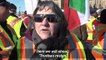 "Yellow vest" activists rally in pro-pipeline protest in Canada