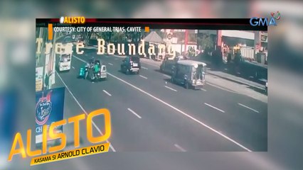 Alisto: Salpukan ng dalawang tricycle, caught on cam!