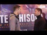 HOSEA BURTON v FRANK BUGLIONI - OFFICIAL HEAD TO HEAD / @ FINAL PRESS CONFERENCE /JOSHUA v MOLINA