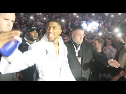 ANTHONY JOSHUA WORLD TITLE RING WALK - AGAINST CHARLES MARTIN @ 02 / MARTIN v JOSHUA