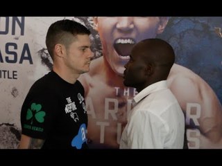 DAVE RYAN v MARTIN HAIKALI GO HEAD TO HEAD @ FINAL PRESS CONFERENCE IN LEEDS / WARRINGTON v AMAGASA