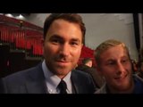 EDDIE HEARN ON JOSH WARRINGTON & HALL WINS / SELBY/ HASKINS & STATES 'COTTO DONT WANT ANY OF BROOK!'