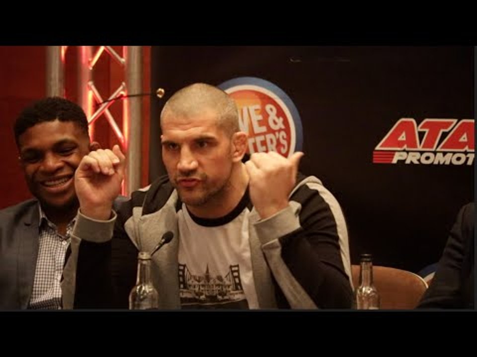 KIMBO SLICE v JAMES THOMPSON 2 / PAUL DALEY v JOSH KOSCHECK 2 FULL PRESS CONFERENCE /BELLATOR LONDON