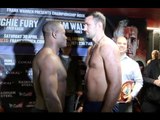 HUGHIE FURY v FRED KASSI - OFFICIAL WEIGH IN FROM COPPERBOX (COMMENTARY BY TYSON FURY)