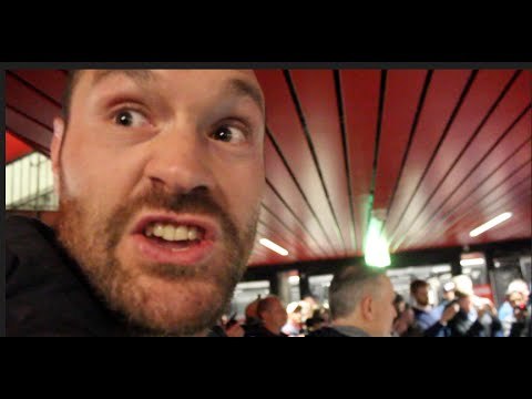 'TICKLE HIS BALLS!' - TYSON FURY TAUNTS FRED KASSI DURING WEIGH IN WITH WITH COUSIN HUGHIE FURY