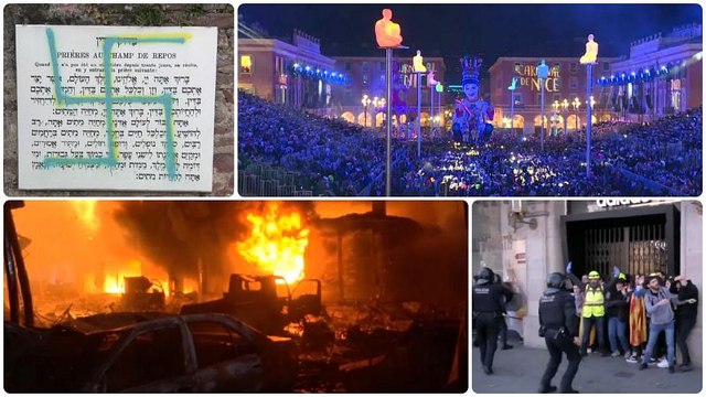 گلچین ویدئوهای بدون شرح هفته: از کارناوال عروسک‌های غول‌پیکر تا آتش‌سوزی مهیب در بنگلادش