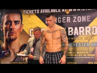 MARTIN MURRAY v CEDRIC SPERA - OFFICIAL WEIGH IN & HEAD TO HEAD / DANGER ZONE