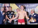 ROAR!!! ANTHONY CROLLA v ISMAEL BARROSO - OFFICIAL WEIGH IN & HEAD TO HEAD / DANGER ZONE