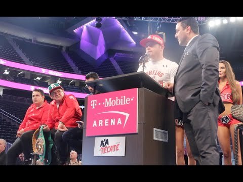 SAUL 'CANELO' ALVAREZ v AMIR KHAN -FULL POST FIGHT PRESS CONFERENCE @ T-MOBILE ARENA / CANELO-KHAN
