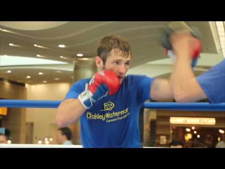 FLOYD 'PACMAN' MOORE & MICHAEL BALLINGALL TECHNICAL PAD WORK OUT - HAYE DAY 2 / MOORE v VASILEV