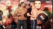 DAVID HAYE v ARNOLD 'THE COBRA' GJERGJAJ - OFFICIAL WEIGH IN & HEAD TO HEAD /HAYE DAY 2