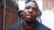 DILLIAN WHYTE BREAKS DOWN DAVID HAYE v ARNOLD 'THE COBRA'  GJERGJAJ & SHANNON BRIGGS UK ARRIVAL