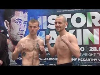 JOE HAM v PAUL HOLT - OFFICIAL WEIGH IN & HEAD TO HEAD / HISTORY IN THE MAKING