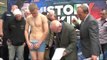 LEWIS PAULIN v BRAD BOTHAM - OFFICIAL WEIGH IN & HEAD TO HEAD / HISTORY IN THE MAKING