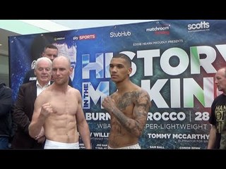 CONOR BENN v LUKE KELEHER - OFFICIAL WEIGH & HEAD TO HEAD / HISTORY IN THE MAKING