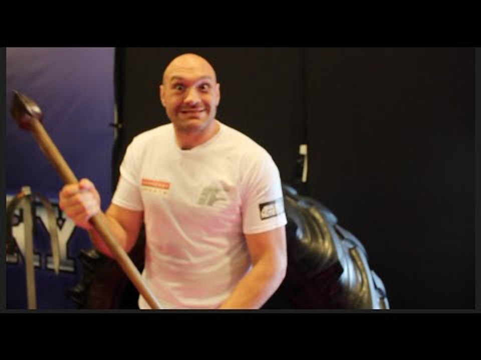 TYSON FURY - TODAY IM THE LUMBERJACK!!! IM GOING TO CHOP KLITSCHKO DOWN LIKE A BIG OLD OAK TREE