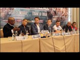 VOLATILE!! CHRIS EUBANK JR v TOM DORAN FULL PRESS CONFERENCE W/ EUBANK SR, EDDIE HEARN, COLDWELL