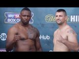 THE BODY SNATCHER RETURNS!!! - DILLIAN WHYTE v IVICA BAKURIN- OFFICIAL WEIGH IN & HEAD TO HEAD