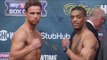 FELIX CASH v YAILTON NEVES - OFFICIAL WEIGH IN & HEAD TO HEAD / JOSHUA v BREAZEALE