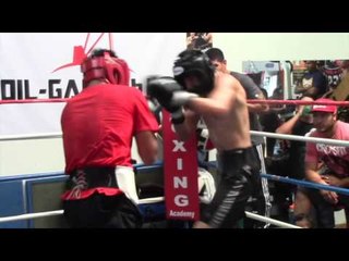 (EXCLUSIVE) - LEO SANTA CRUZ SPARRING FOOTAGE AS HE PREPARES TO FACE CARL FRAMPTON