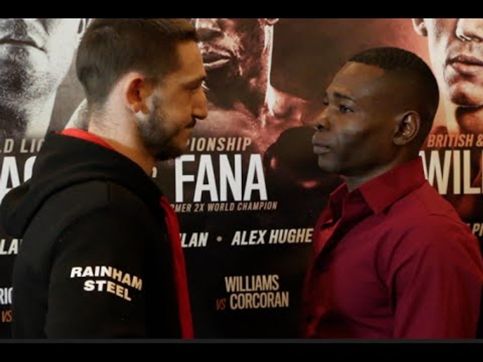 GUILLERMO RIGONDEAUX v JAZZA DICKENS - HEAD TO HEAD @ PRESS CONFERENCE / RIGONDEAUX v  DICKENS