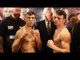 CRAIG EVANS v JORDAN ELLISON - OFFICIAL WEIGH IN VIDEO (FROM CARDIFF, WALES)