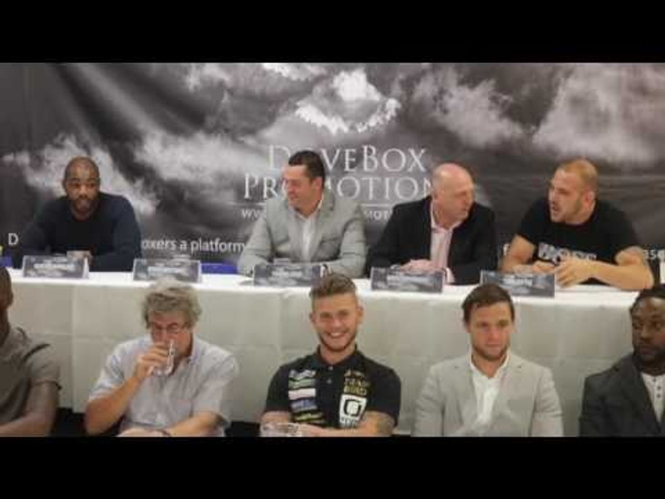 DOMINIC AKINLADE v TOM LITTLE - OFFICIAL PRESS CONFERENCE / TAKEN / DOVE PROMOTIONS