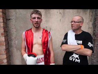 ADRIAN MARTIN REACTS TO HIS EMPHATIC TKO WIN AS HE MOVES TO