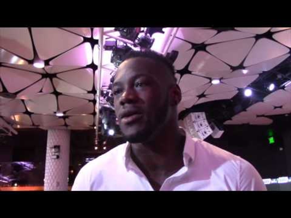 DEONTAY WILDER TALKS ANTHONY JOSHUA v DOMINIC BREAZEALE & TYSON FURY v WLADIMIR KLITSCHKO