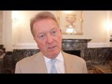 'WE HAVE A FIGHT' - FRANK WARREN REACTS TO CANELO v LIAM SMITH LONDON PRESS CONFERENCE