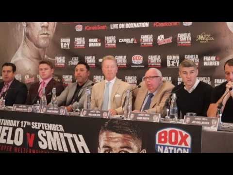 OSCAR DE LA HOYA EXPLAINS THE REASON WHY CANELO IS FIGHTING LIAM SMITH AN NOT GENNADY GOLOVKIN