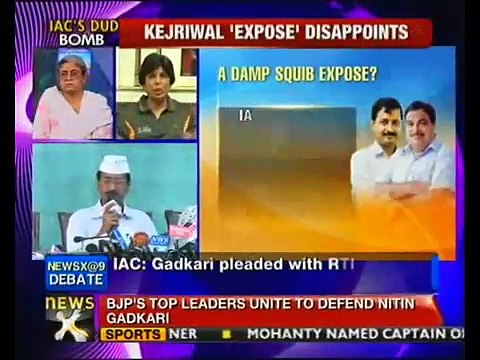 NewsX@9: Kejriwal targets Gadkari; BJP calls charges 'laughable'