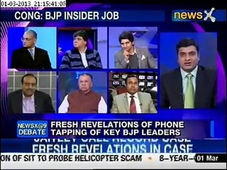 NewsX@9: Congress behind phone tracking, says BJP