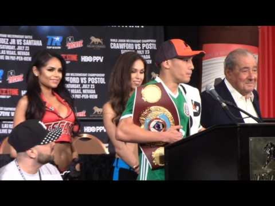 WBO WORLD CHAMPION OSCAR VALDEZ - 'I KNOW IM A TARGET NOW ' {POST FIGHT}  / VALDEZ v RUEDA