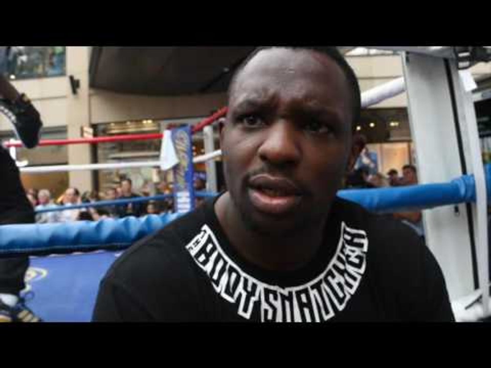 DILLIAN WHYTE - 'I  WILL BASH DAVE ALLEN HEAD IN', TALKS WILDER, CHISORA, FURY, TARVER & GGG-BROOK