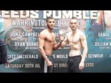 GAMAL YAFAI v JOSH WALE - OFFICIAL WEIGH IN & HEAD TO HEAD / LEEDS RUMBLE