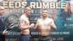 FRANKIE GAVIN v IVO GOGOSEVIC - OFFICIAL WEIGH IN & HEAD TO HEAD / LEEDS RUMBLE