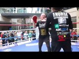 MAN LIKE NURSE! - TYRONE NURSE HITS THE PADS AHEAD OF BRITISH TITLE FIGHT WITH TOMMY COYLE IN LEEDS